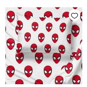 Spider-Man twin Bedding Set plus bath mat